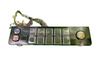 Aruze buton deck, 13 button gaming machine button deck with wiring harness
