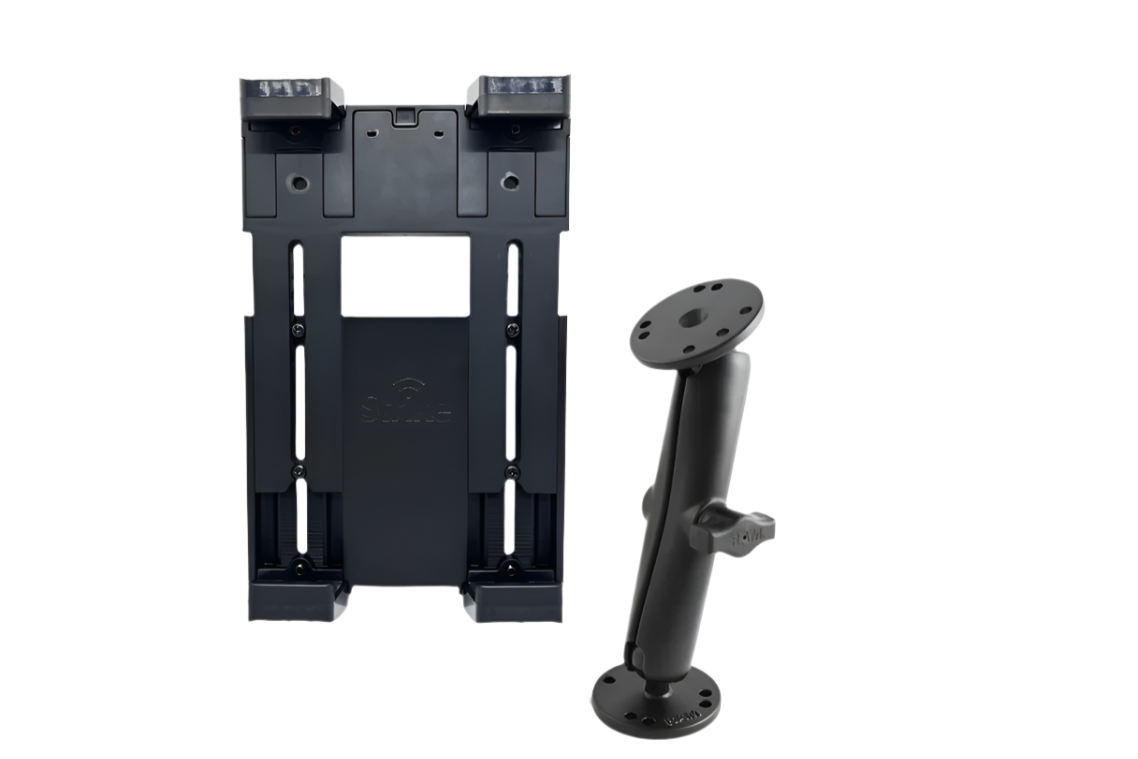 Universal Spring Loaded Tablet Holder with RAM Long Dash Mount